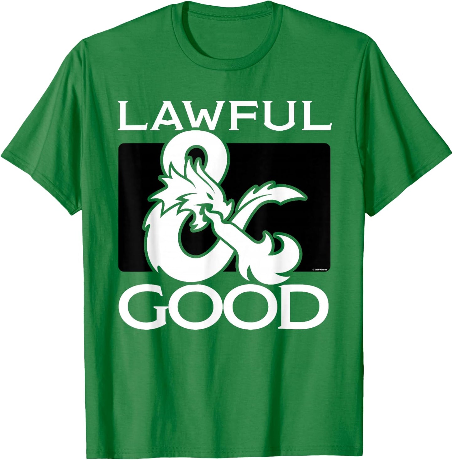 Dungeons & Dragons Lawful & Good T-Shirt - T-Shirt | Irish Green