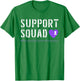 Purple Ribbon Men Women Kids Pancreatic Cancer Awareness T-Shirt - T-Shirt | Irish Green
