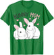 Bunny Mom Rabbit Love Easter Girls T-Shirt - T-Shirt | Irish Green