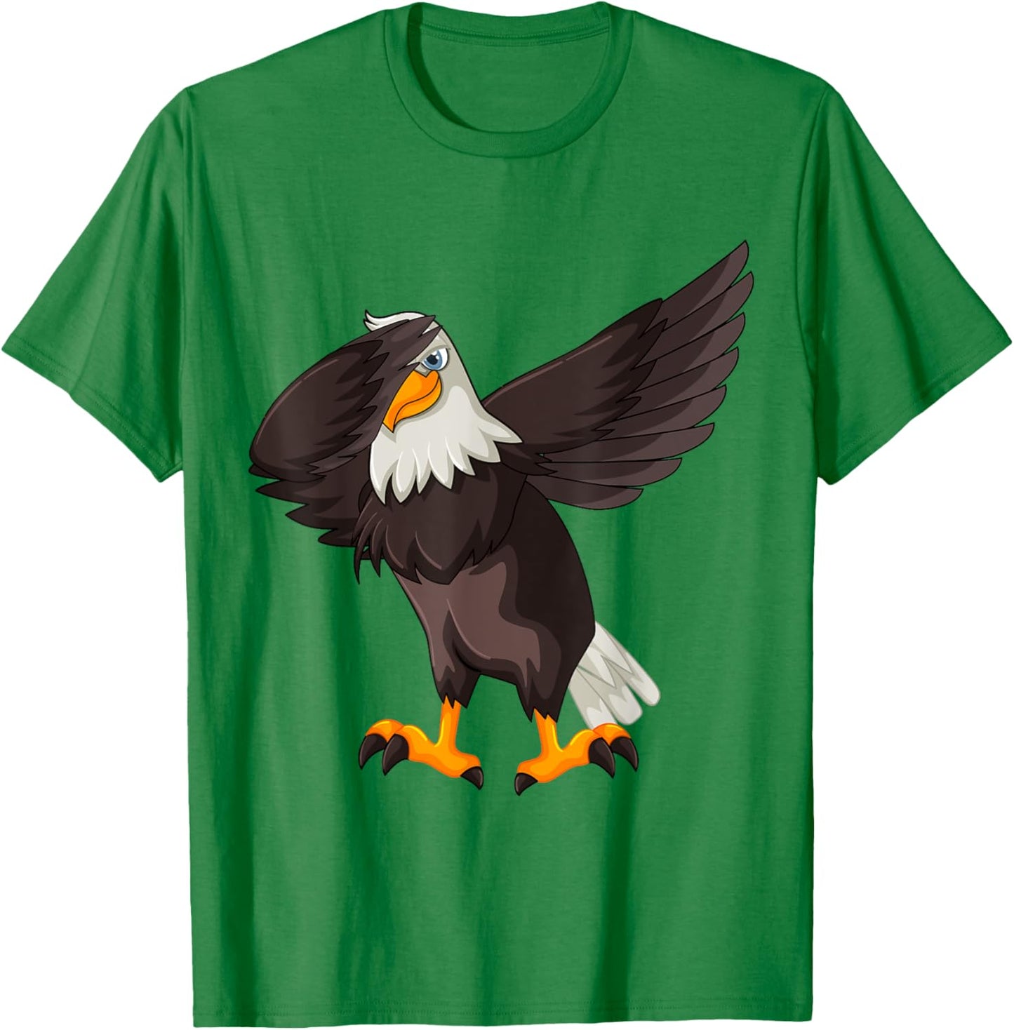 Dabbing Eagle | Large Bird America Hilarious USA Gift T-Shirt - T-Shirt | Irish Green
