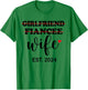 Girlfriend Fiancée Wife 2024 For Wedding And Honeymoon T-Shirt - T-Shirt | Irish Green