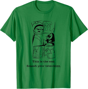The Grim Adventures of Billy & Mandy This Is The End T-Shirt - T-Shirt | Irish Green