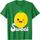 Twinning Sweet & Sour Lemon Besties Couples Matching T-Shirt - T-Shirt | Irish Green