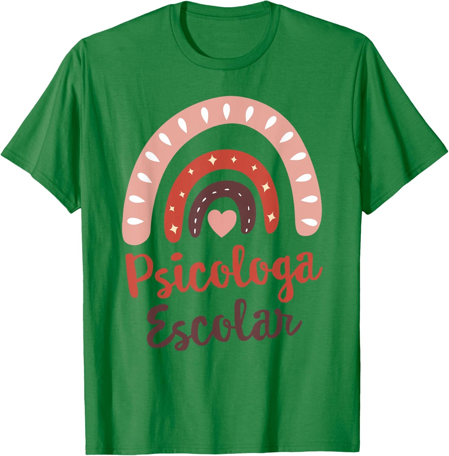 Bilingual School Psychologist Proud Latin Psicologa Escolar T-Shirt - T-Shirt | Irish Green