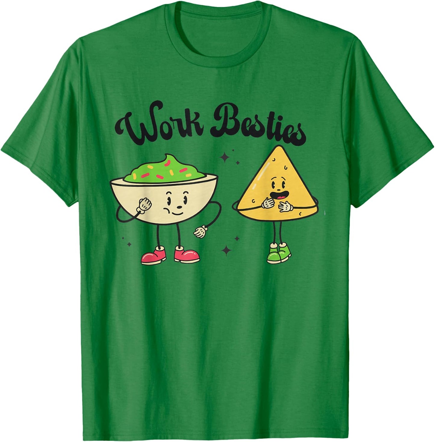 Work Besties Educator Coworker Best Friends Back to School T-Shirt - T-Shirt | Irish Green