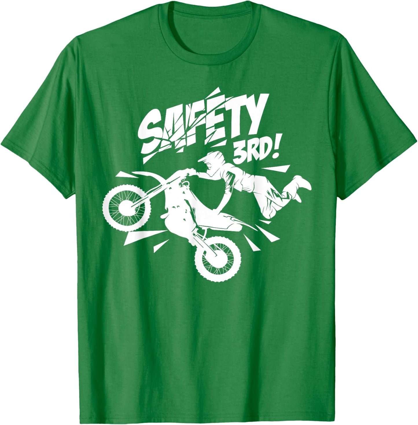Cool Motorbike Safety 3rd Shirt - Get Your 1st Present! T-Shirt - T-Shirt | Irish Green