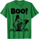 Boo! | Hiding Hairless Puppy Dog Halloween Chinese Crested T-Shirt - T-Shirt | Irish Green