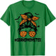 Grandmomster Shirt Women Halloween Nana Grandma Messy Bun T-Shirt - T-Shirt | Irish Green