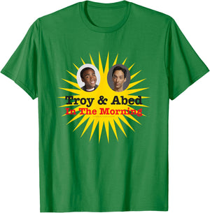 Community Troy & Abed in The Morning T-Shirt - T-Shirt | Irish Green