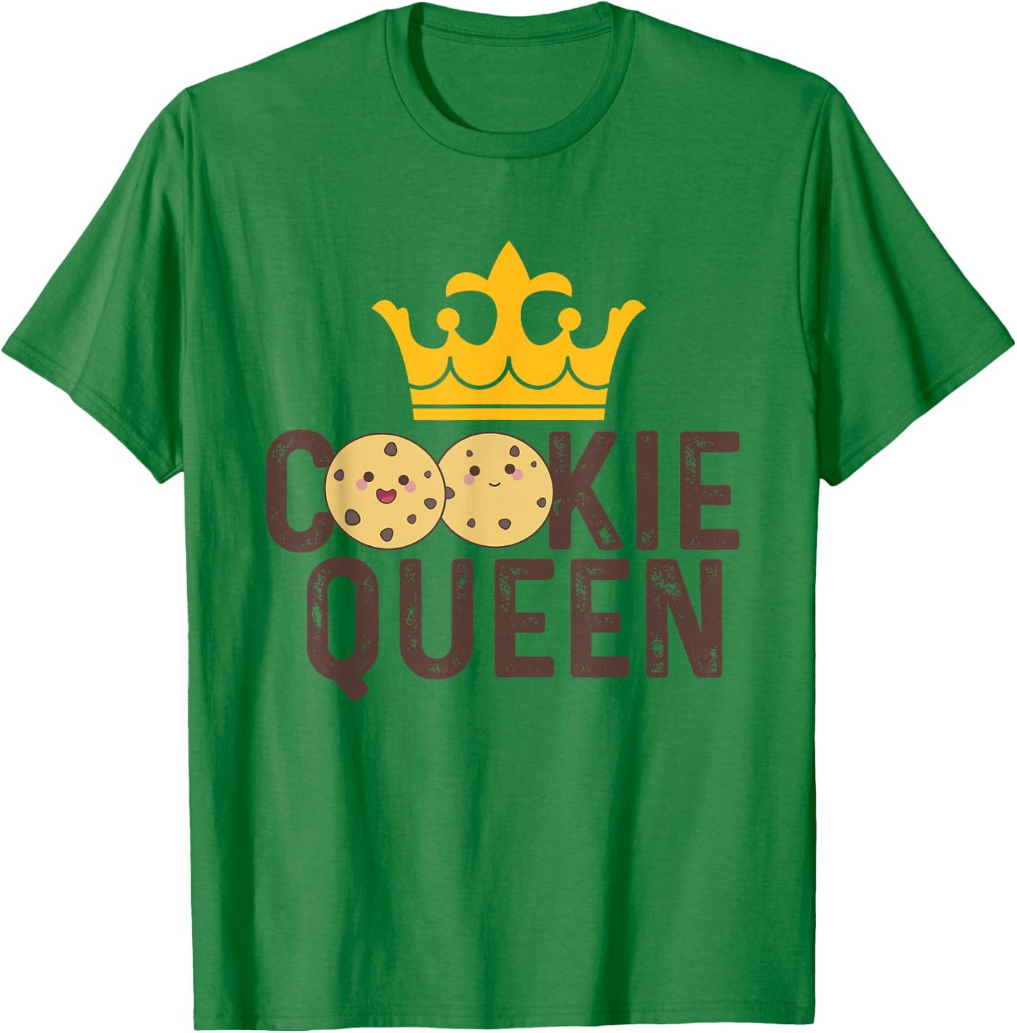 Cookie Queen - Cookie Lover Gift Cookie Baker Cookie Gift T-Shirt - T-Shirt | Irish Green