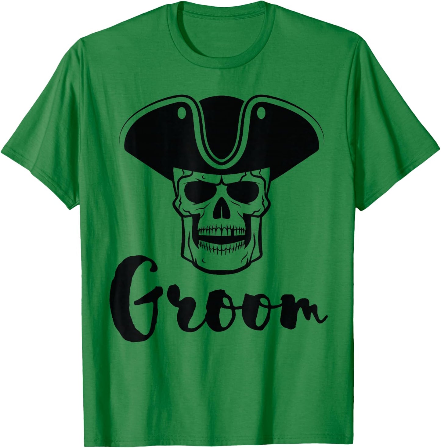 Groom Shirt for Bachelor Party with Pirate T-Shirt - T-Shirt | Irish Green
