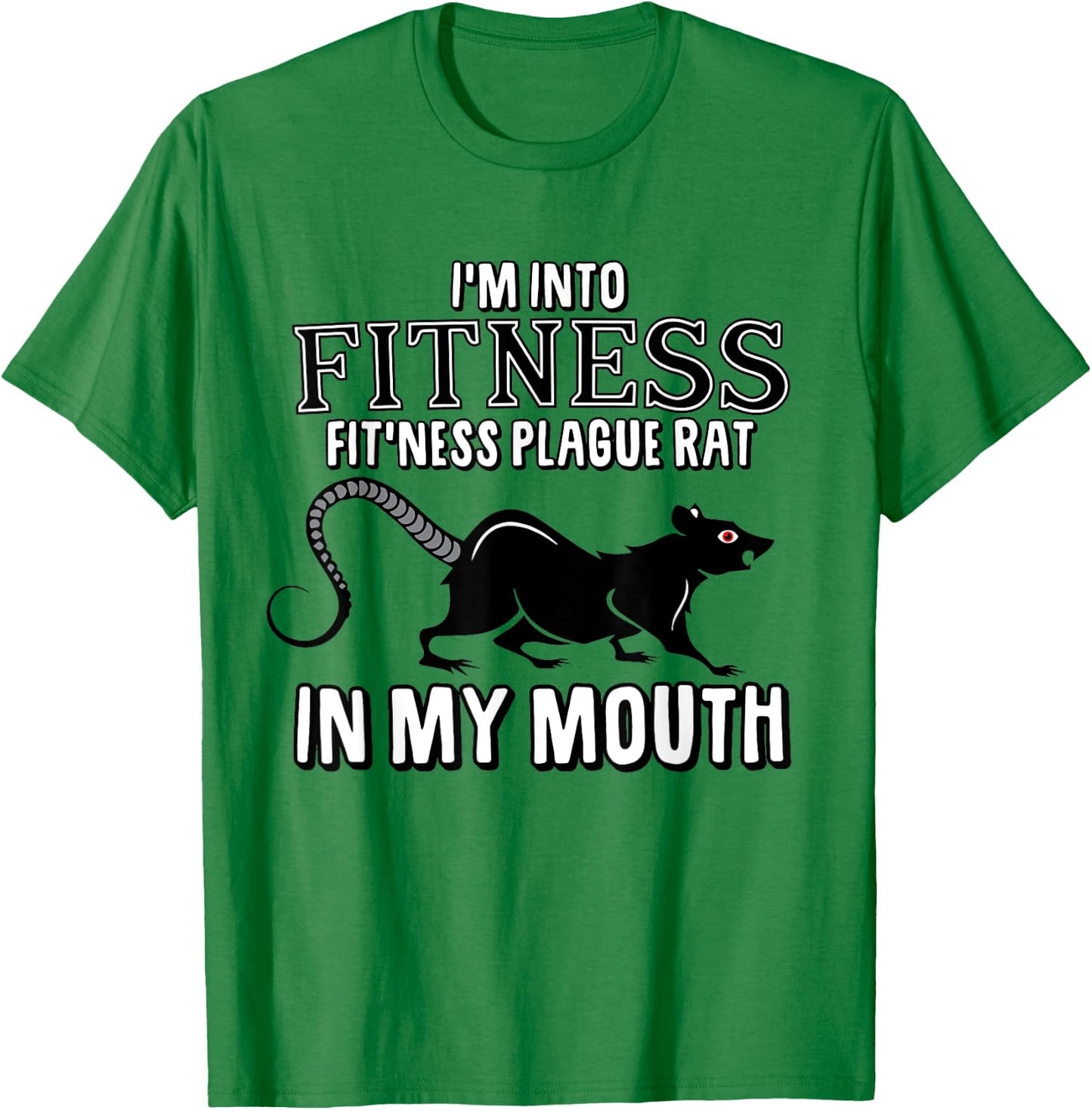 Funny Plague Rat Sarcastic Oddly Specific Offensive Meme T-Shirt - T-Shirt | Irish Green