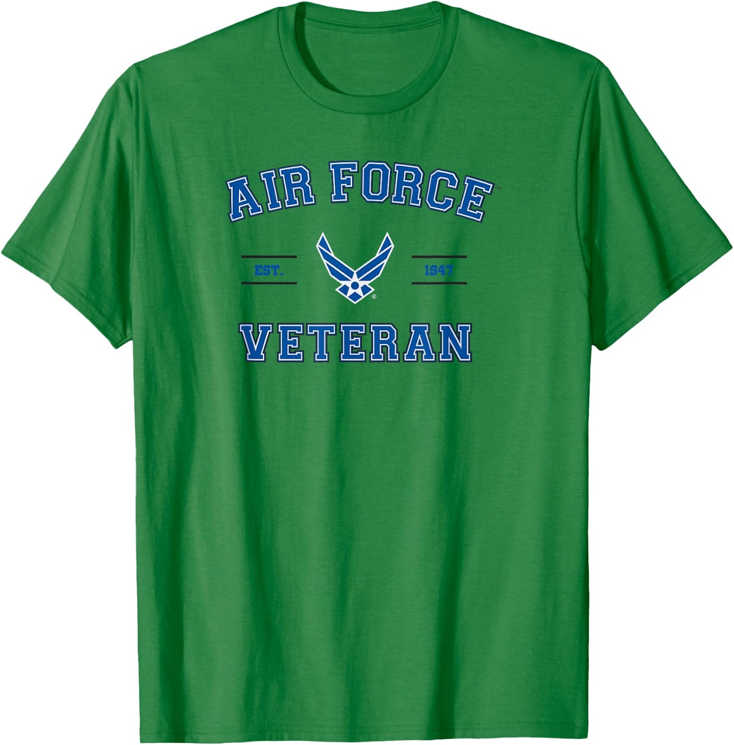 US AIR Force Veteran with Logo T-Shirt - T-Shirt | Irish Green