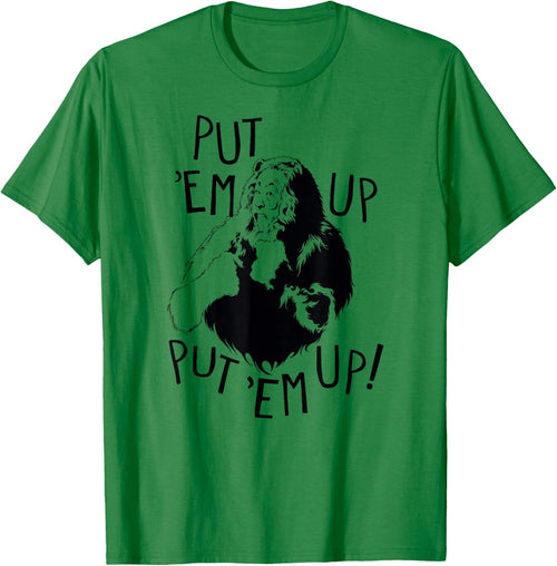 Wizard of Oz Cowardly Lion Put Em Up Fight Pose Retro Movie