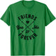 Friends Forever Shirt You & Me Arrows Couples T-Shirt - T-Shirt | Irish Green
