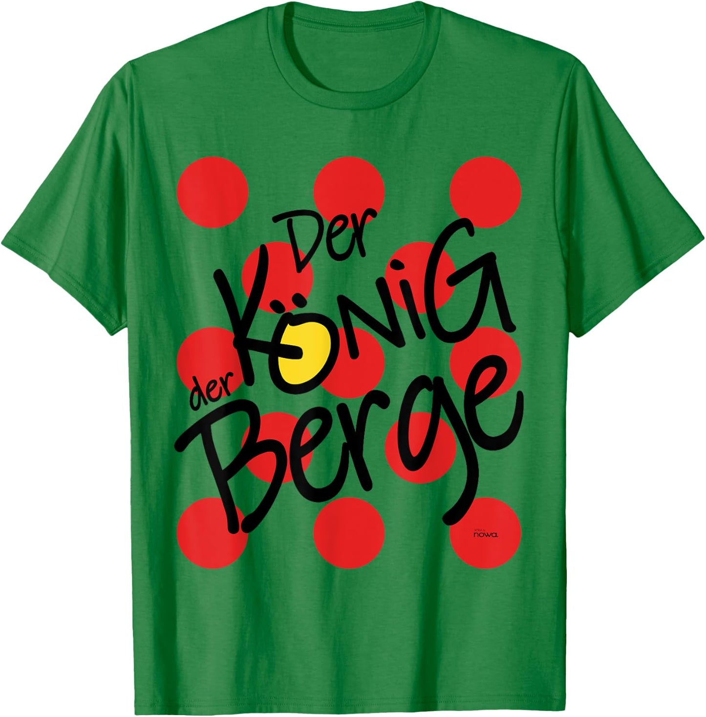Racing bike tour, climbing jersey the king of the mountains T-Shirt - T-Shirt | Irish Green