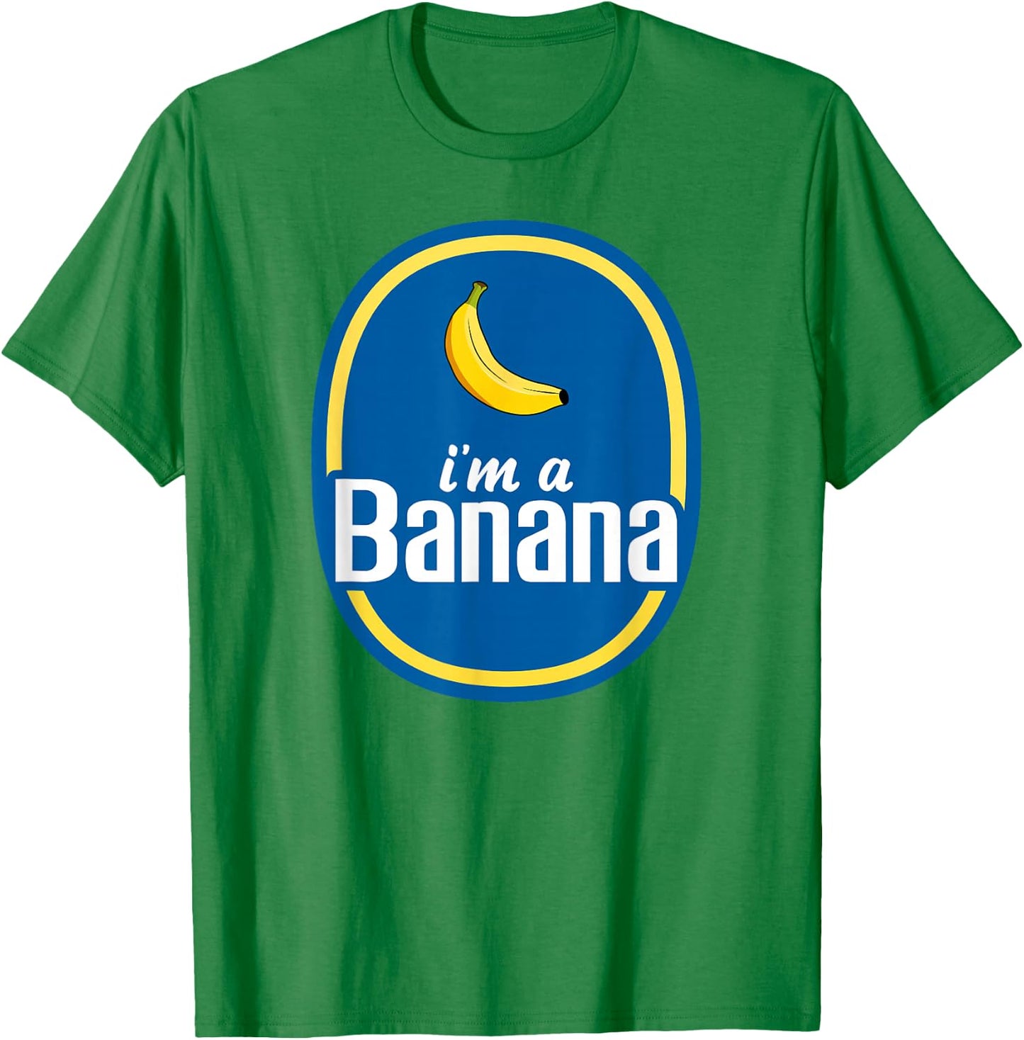 I'm A Banana Costume Halloween Fruit Sticker Yellow Funny Small T-Shirt - T-Shirt | Irish Green