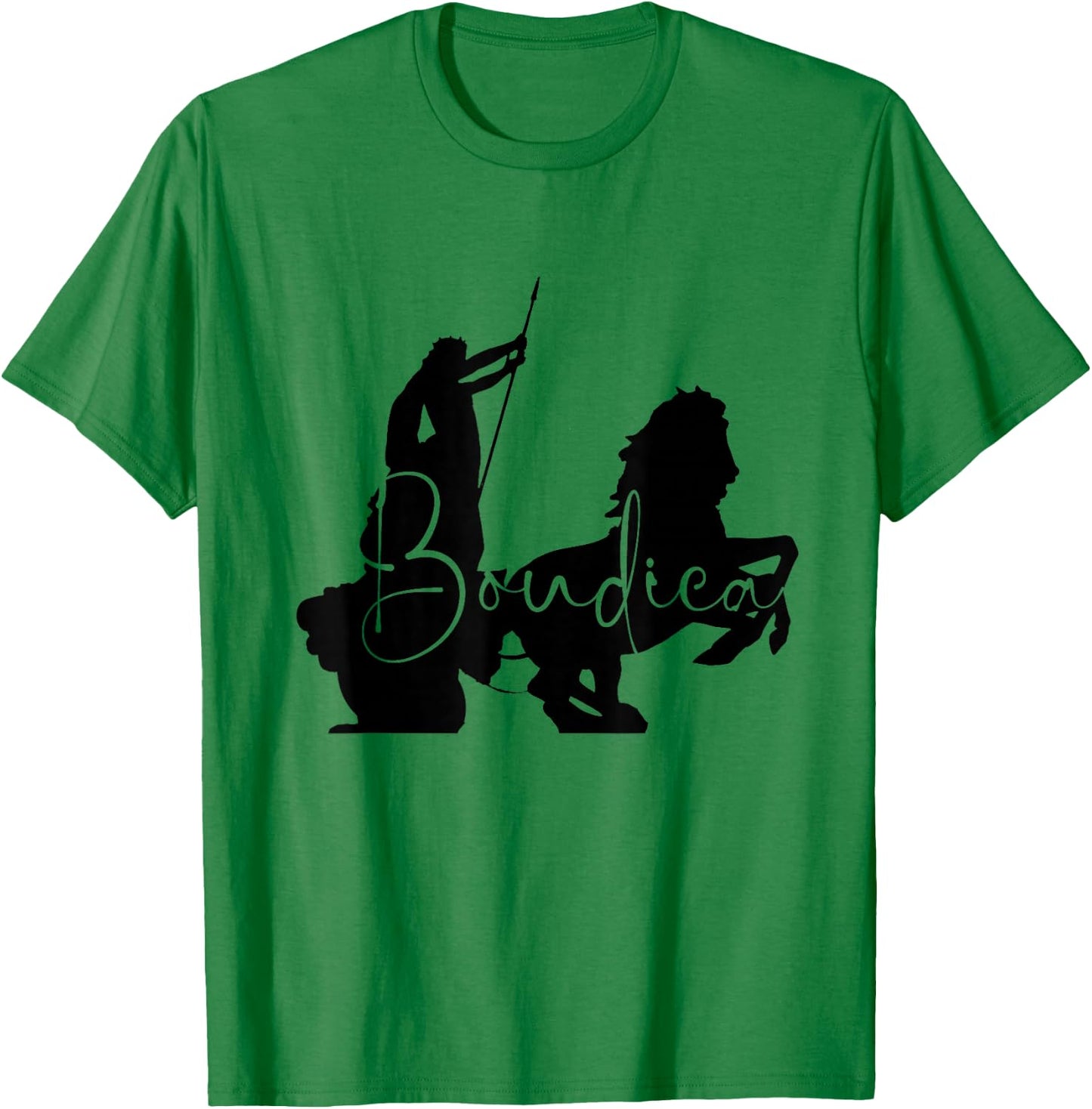 Queen Boudica by MolinArt T-Shirt - T-Shirt | Irish Green