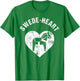 Dala Horse Heart Valentine's Day Swedish Swede Heart T-Shirt - T-Shirt | Irish Green