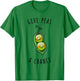 Give Peas A Chance Peace Vegetable Vegetarian Vegan T-Shirt - T-Shirt | Irish Green