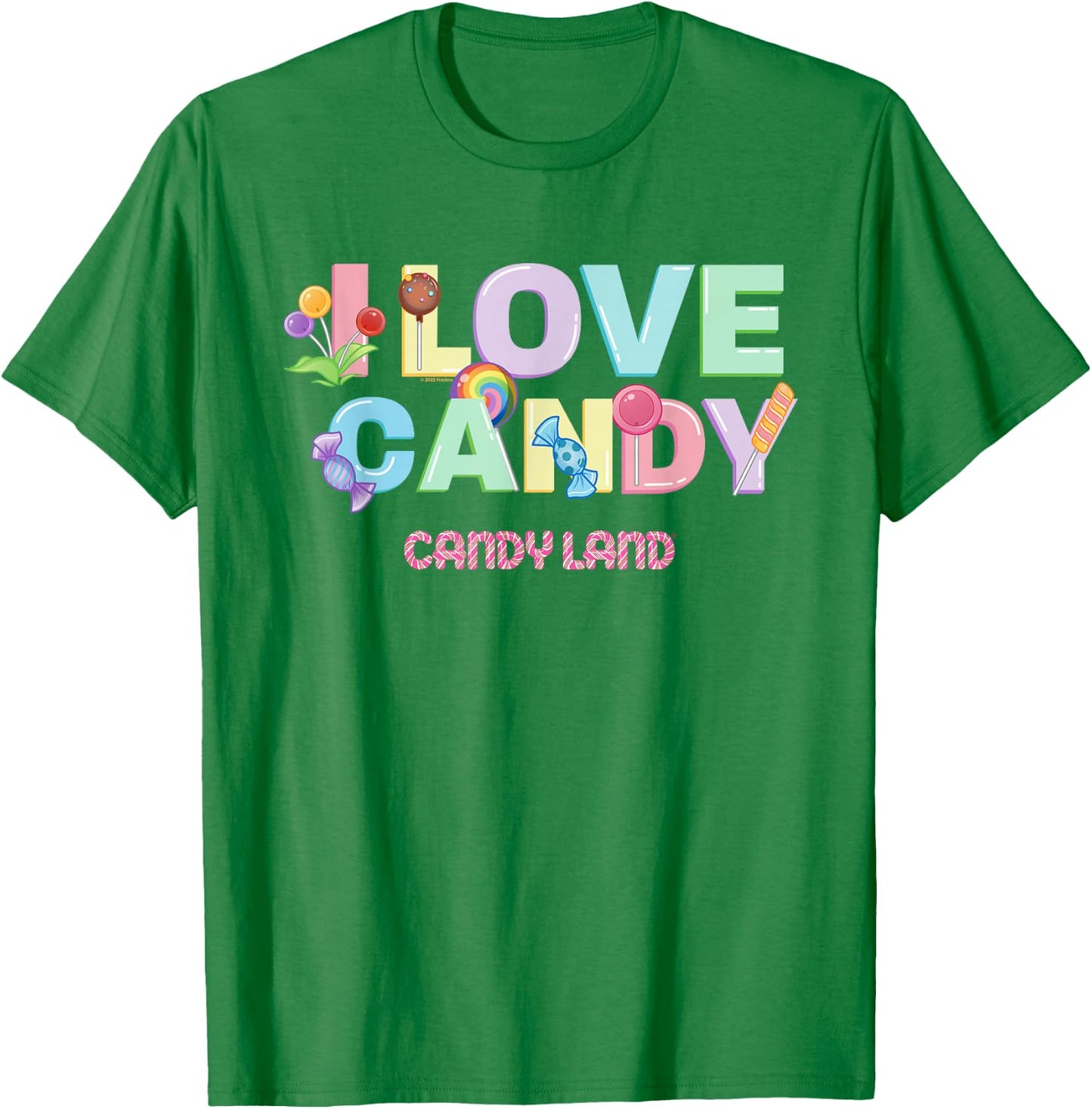 Candy Land I Love Candy T-Shirt - T-Shirt | Irish Green