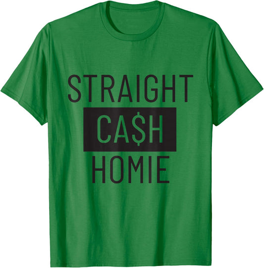 Straight Cash Homie Football Shirt T-Shirt - T-Shirt | Irish Green