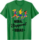 Moral Support Squad Funny Marathon Running Runner Graphic T-Shirt - T-Shirt | Irish Green
