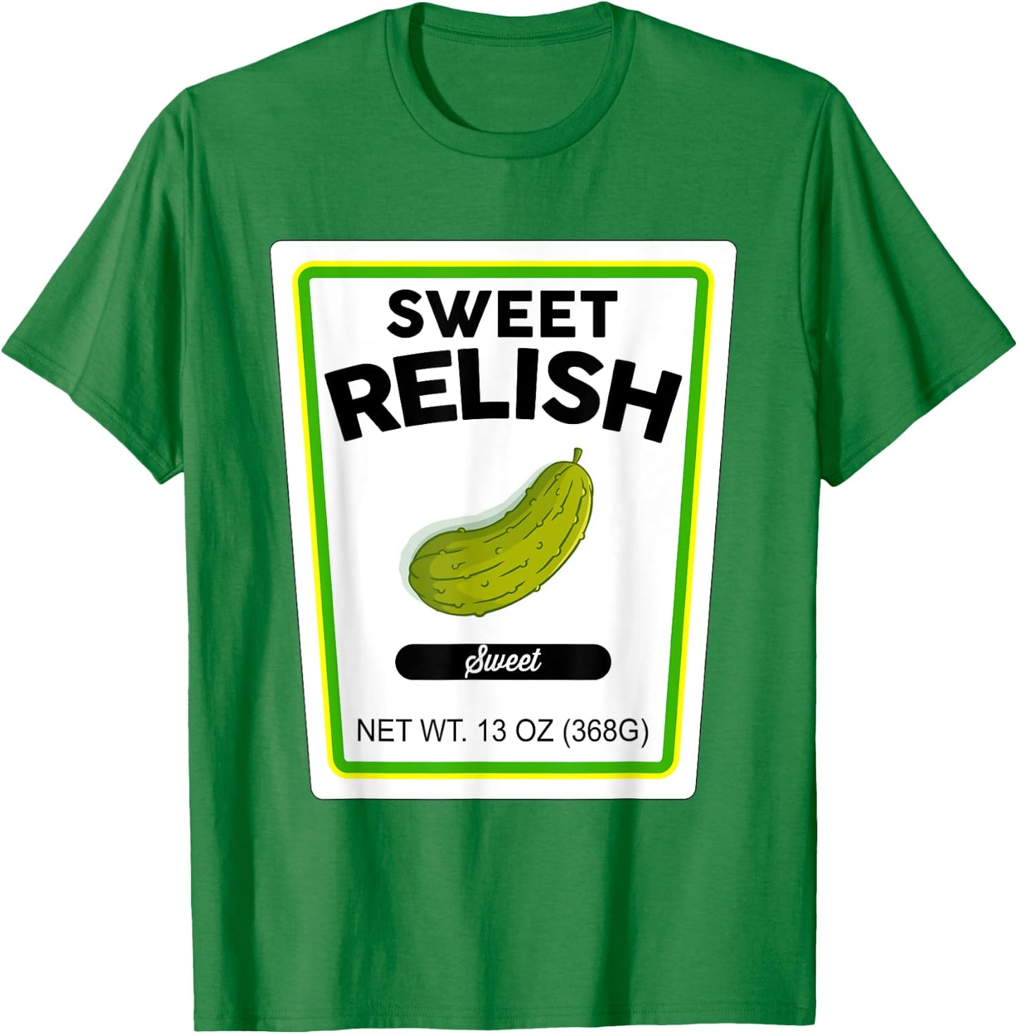 Halloween Matching Costume Sweet Relish Bottle Label T-Shirt - T-Shirt | Irish Green