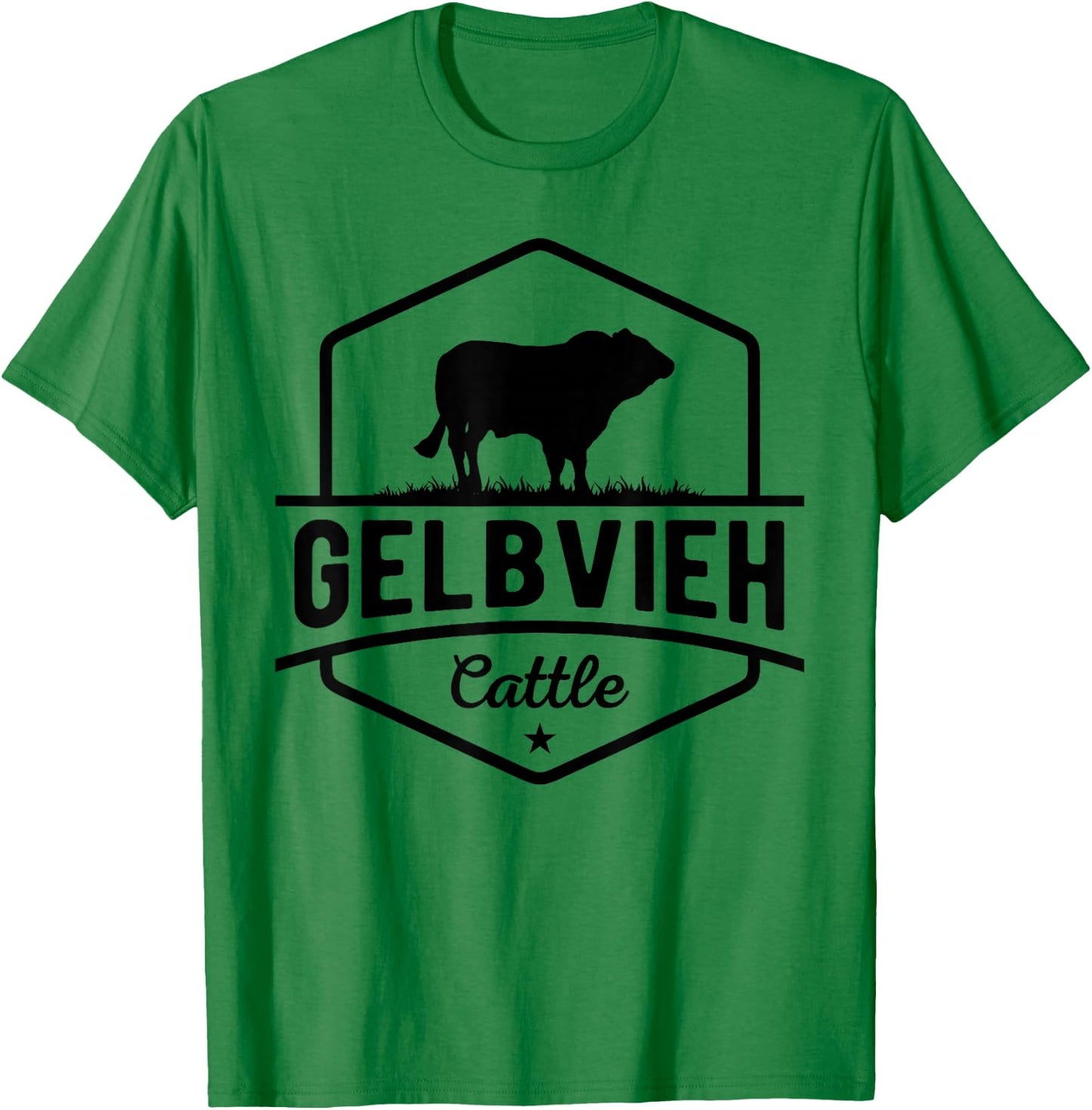 Cow Farmer - Gelbvieh Cattle T-Shirt - T-Shirt | Irish Green