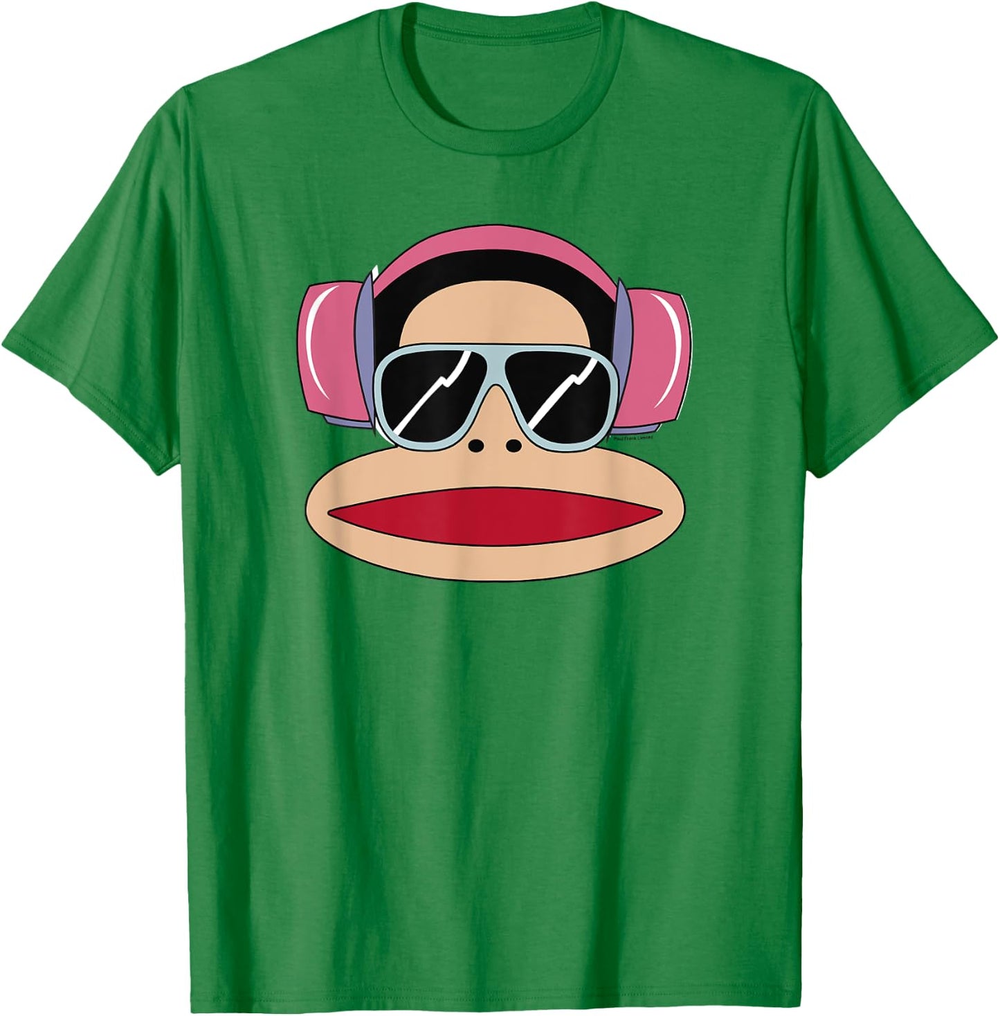 Paul Frank Julius Big Face Headphones T-Shirt - T-Shirt | Irish Green
