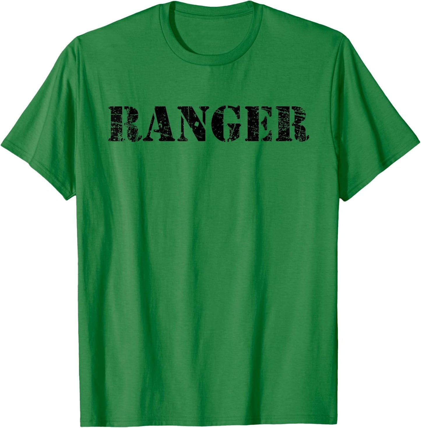 Vintage Ranger Classic Retro USA Military Distressed T-Shirt - T-Shirt | Irish Green