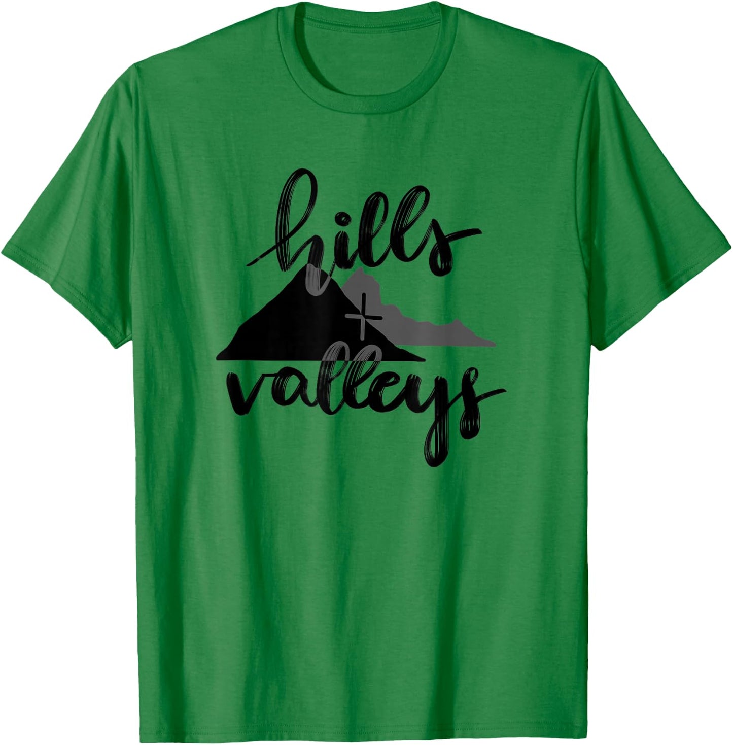 Hills and Valleys T-Shirt - T-Shirt | Irish Green