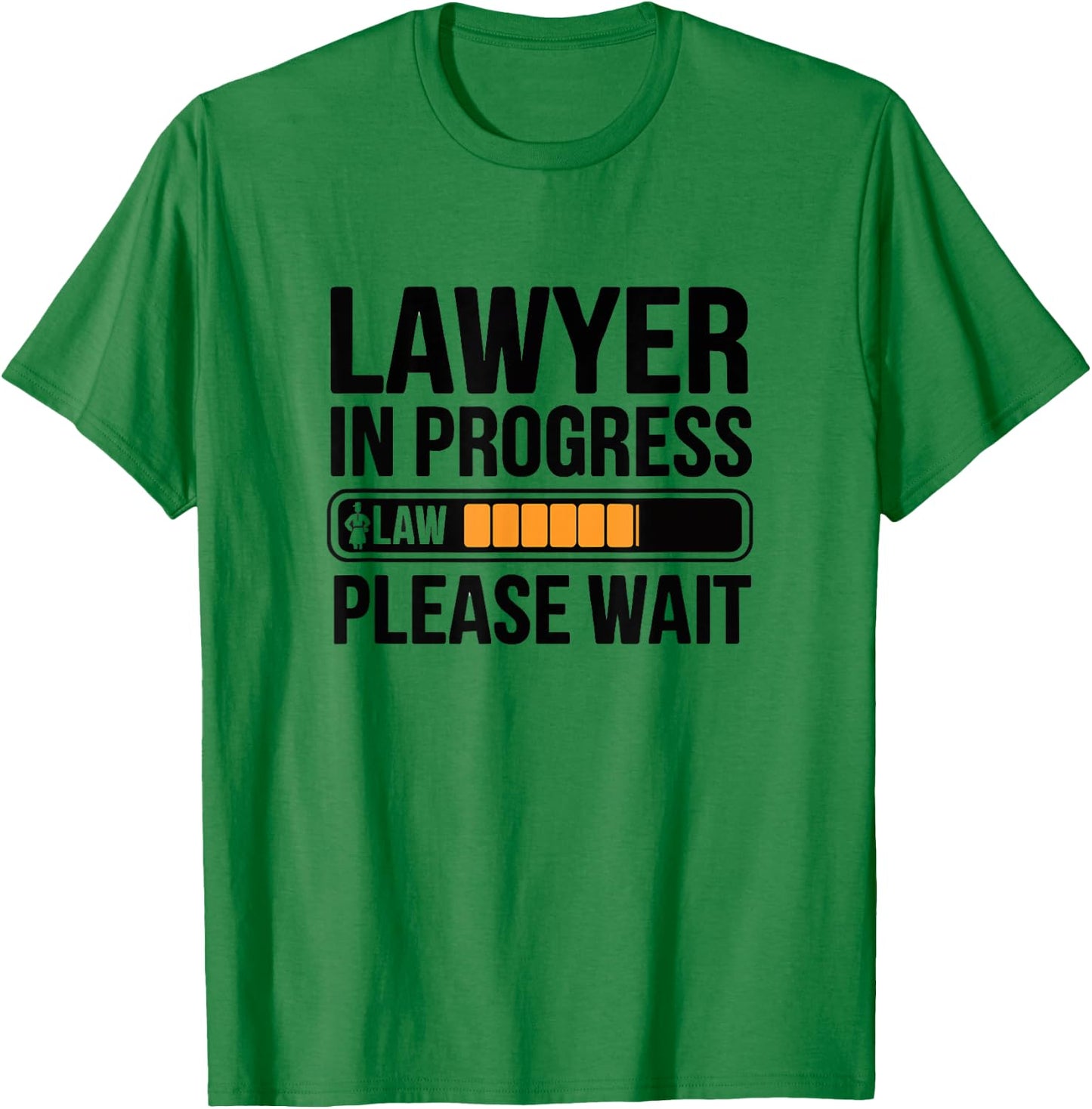 Funny Lawyer in Progress Law School College Loading T-Shirt - T-Shirt | Irish Green