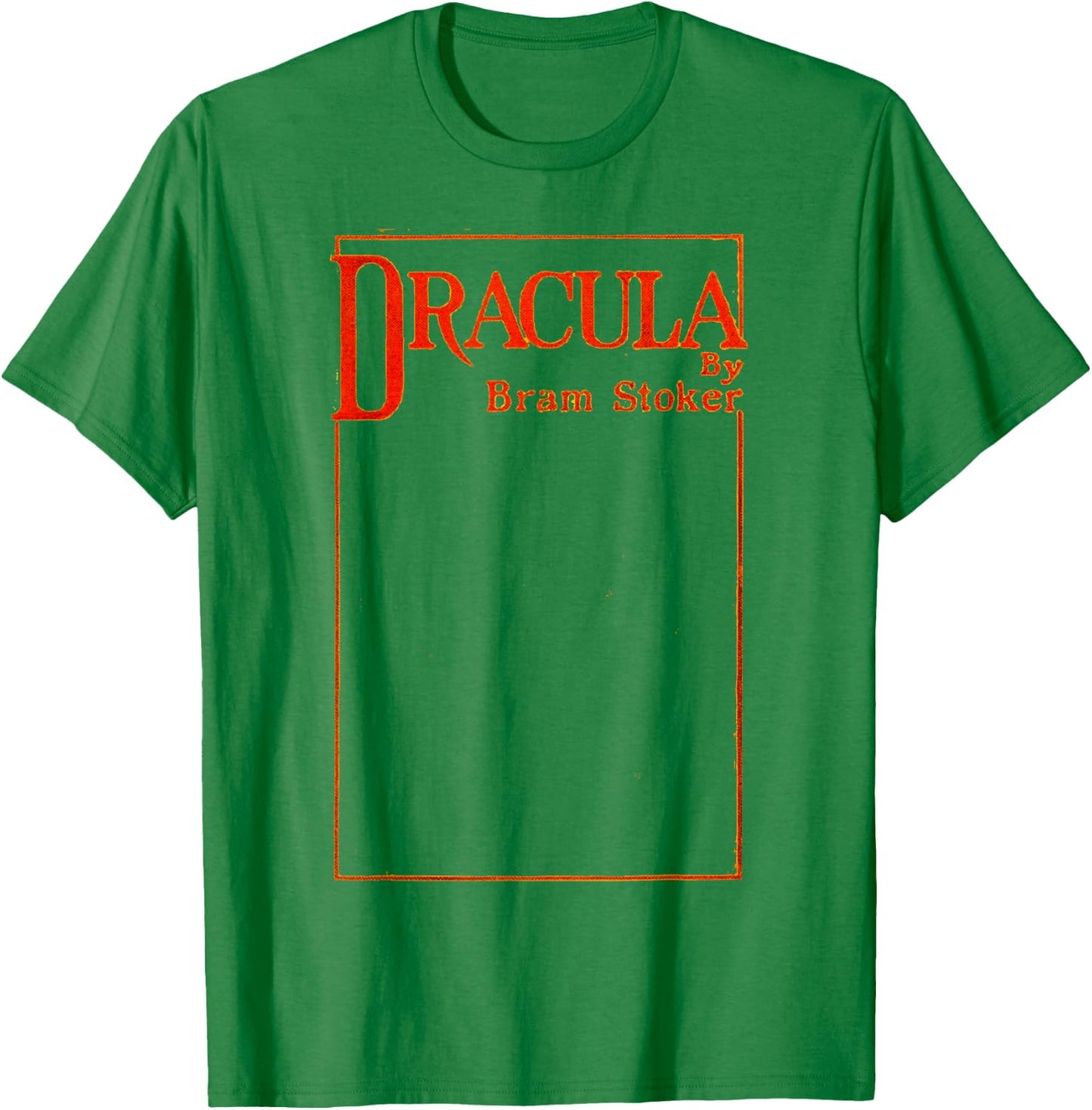Dracula Bram Stoker Vintage Book Cover T-Shirt - T-Shirt | Irish Green