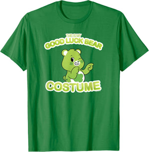 Care Bears Halloween This is My Good Luck Bear Costume T-Shirt - T-Shirt | Irish Green