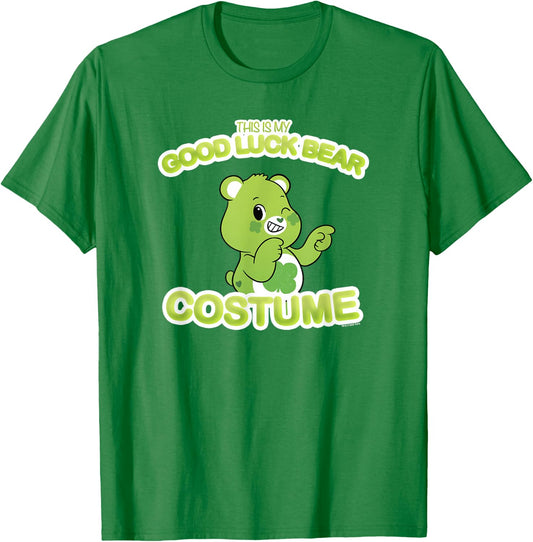 Care Bears Halloween This is My Good Luck Bear Costume T-Shirt - T-Shirt | Irish Green