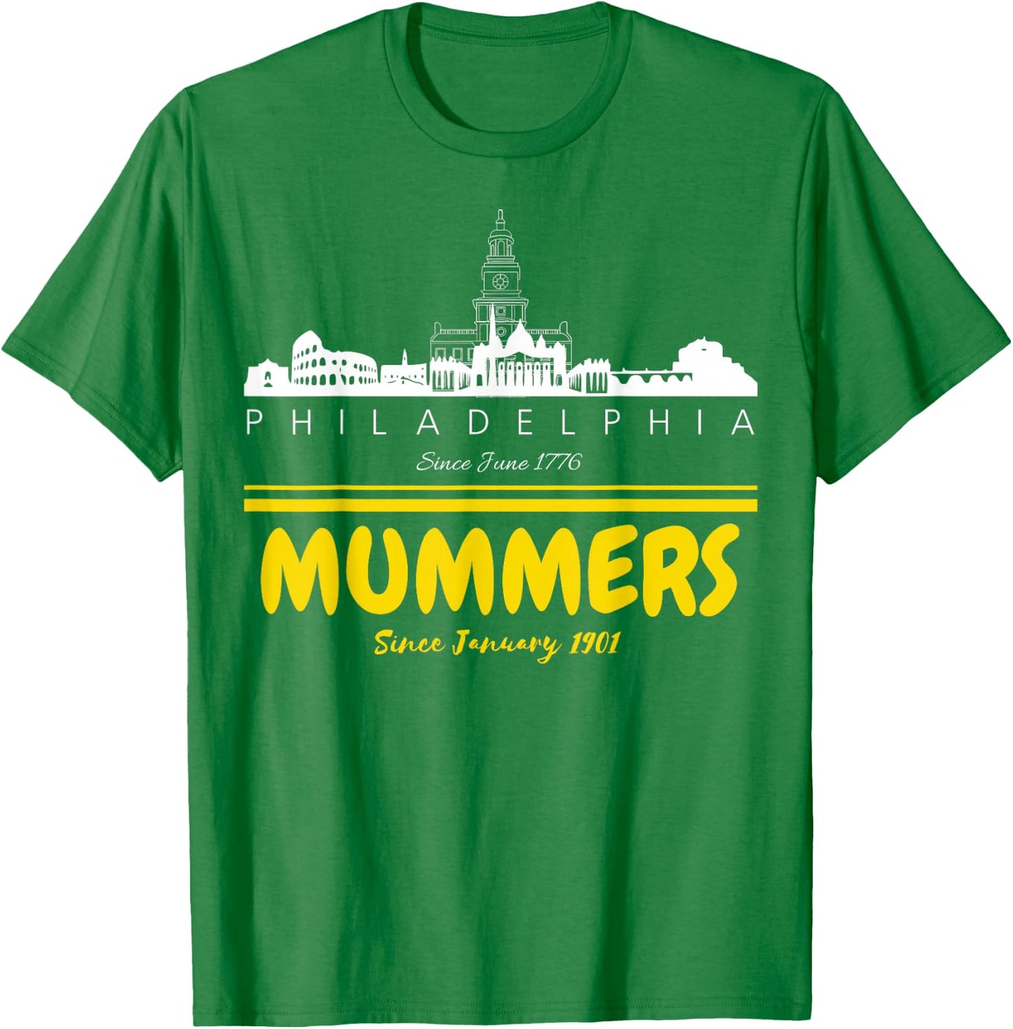 Mummers Day New Years Shirt Funny Gifts T-Shirt - T-Shirt | Irish Green