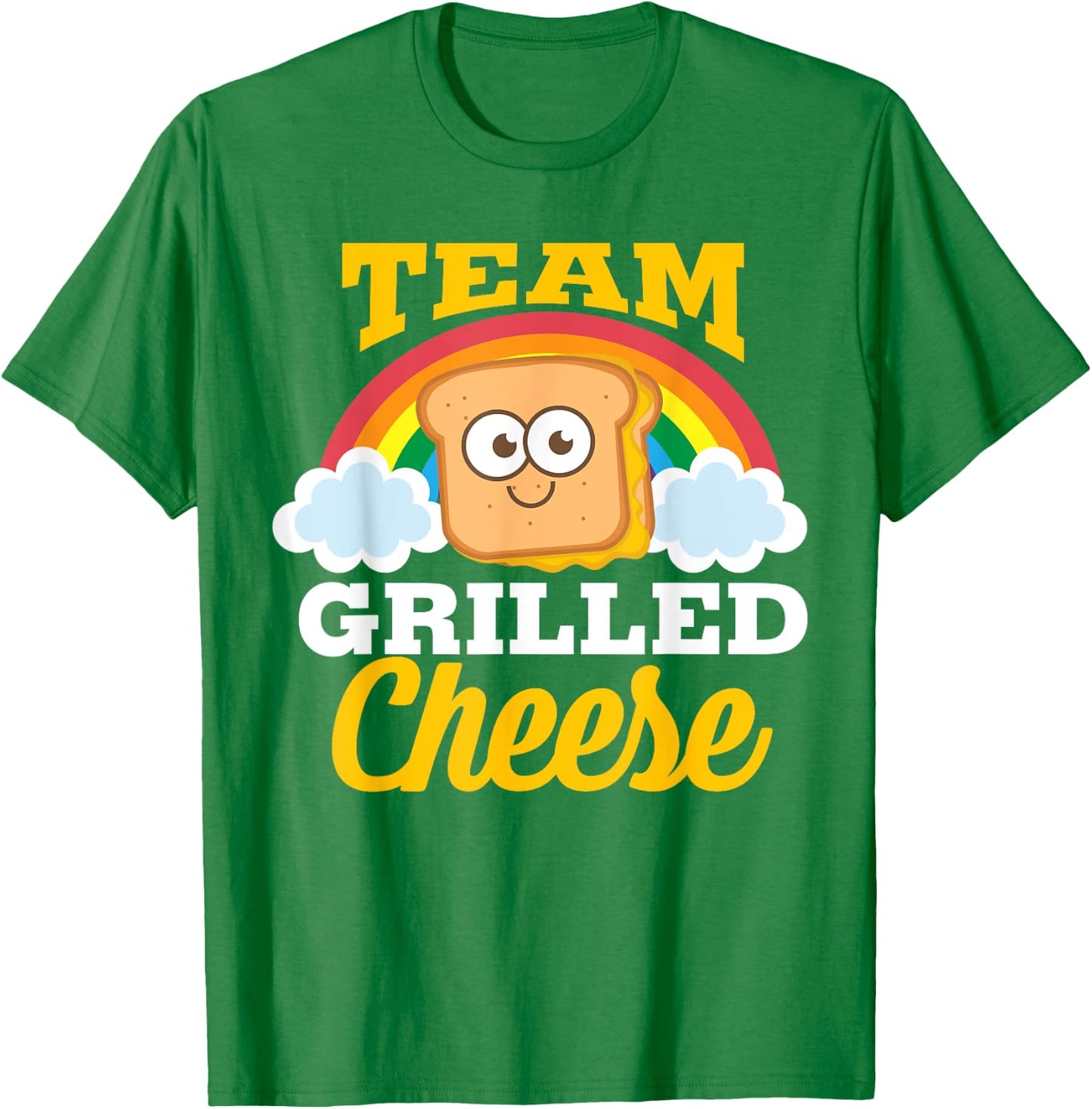 Team Grilled Cheese Shirt | Cute Love Grilled Cheddar Gift T-Shirt - T-Shirt | Irish Green