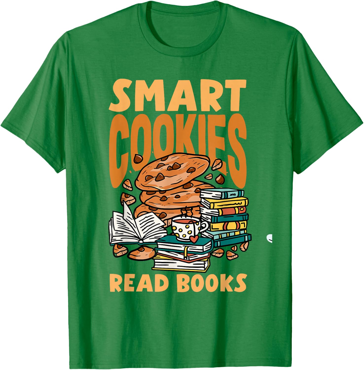 National Cookie Day Chocolate Chip Cookie Smart Cookies T-Shirt - T-Shirt | Irish Green