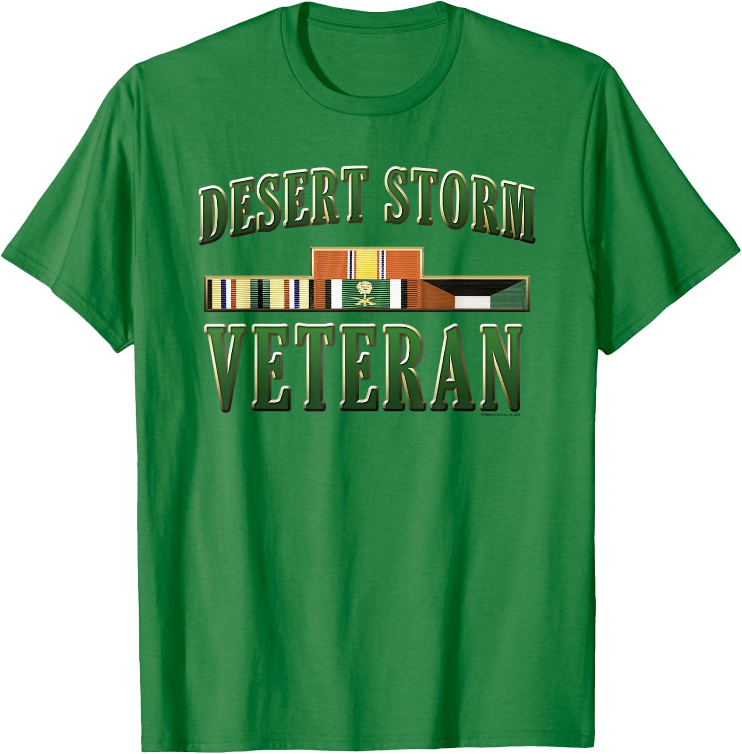 Desert Storm Veteran T-Shirt - T-Shirt | Irish Green