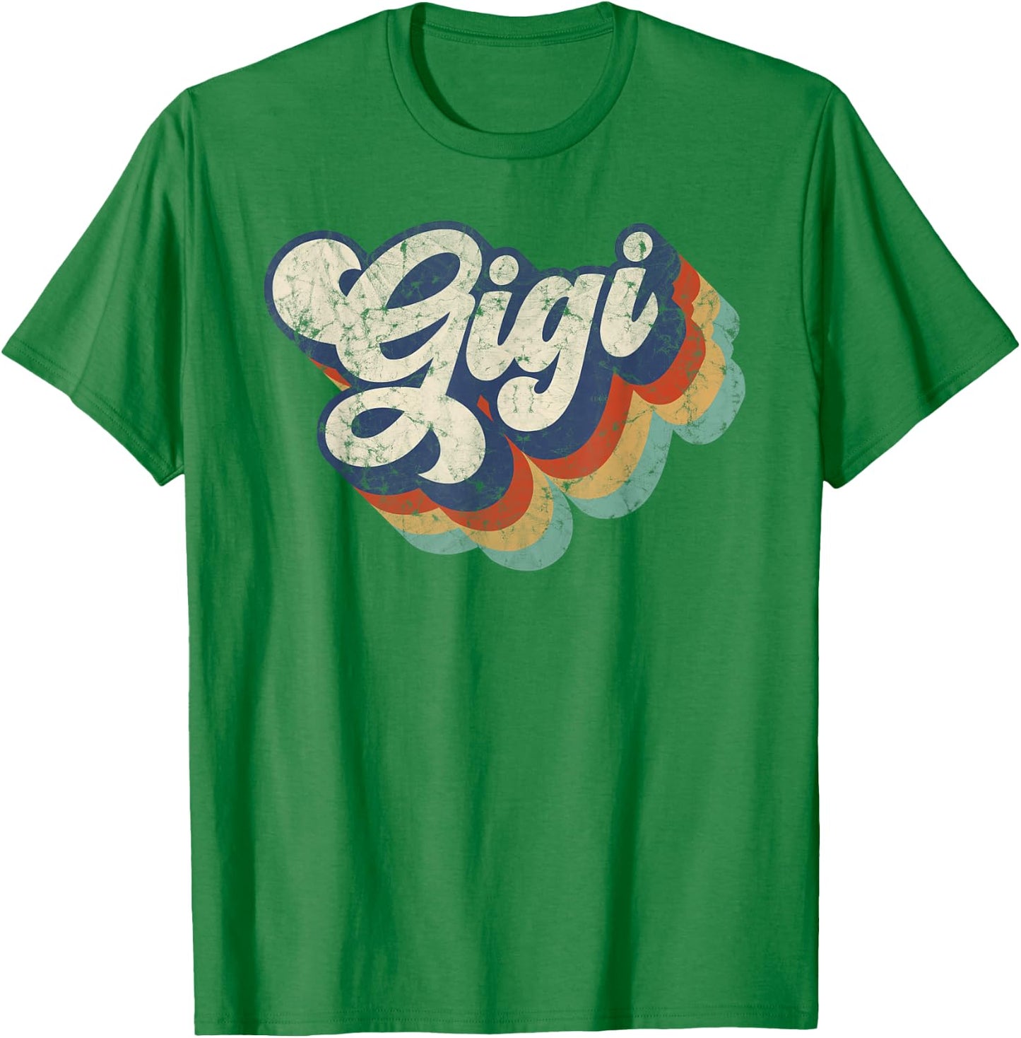 Retro Cute Gigi for Grandma Best Gigi Ever Mother's Day T-Shirt - T-Shirt | Irish Green