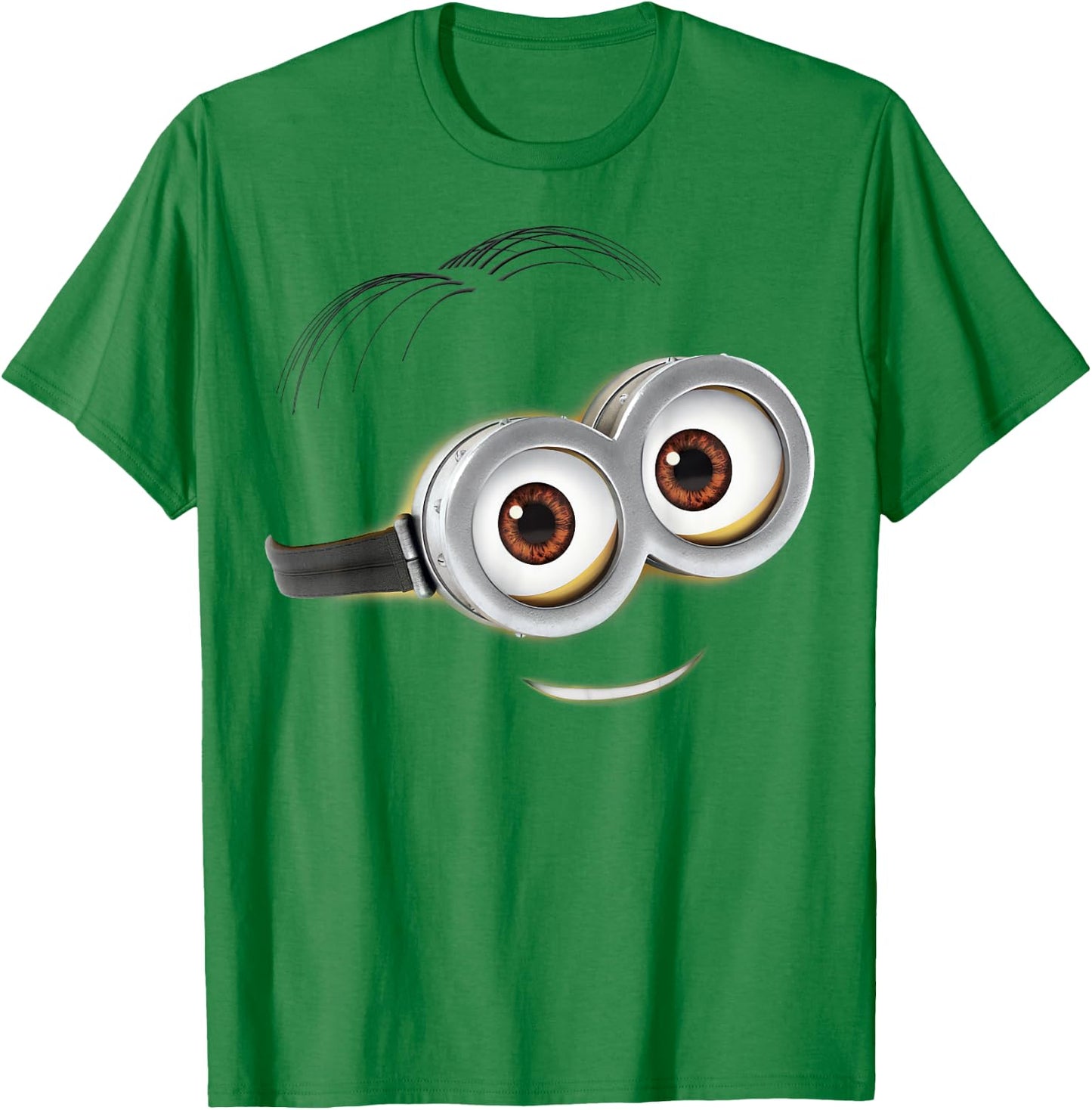 Despicable Me Minions Dave Sweet Smile Graphic T-Shirt - T-Shirt | Irish Green