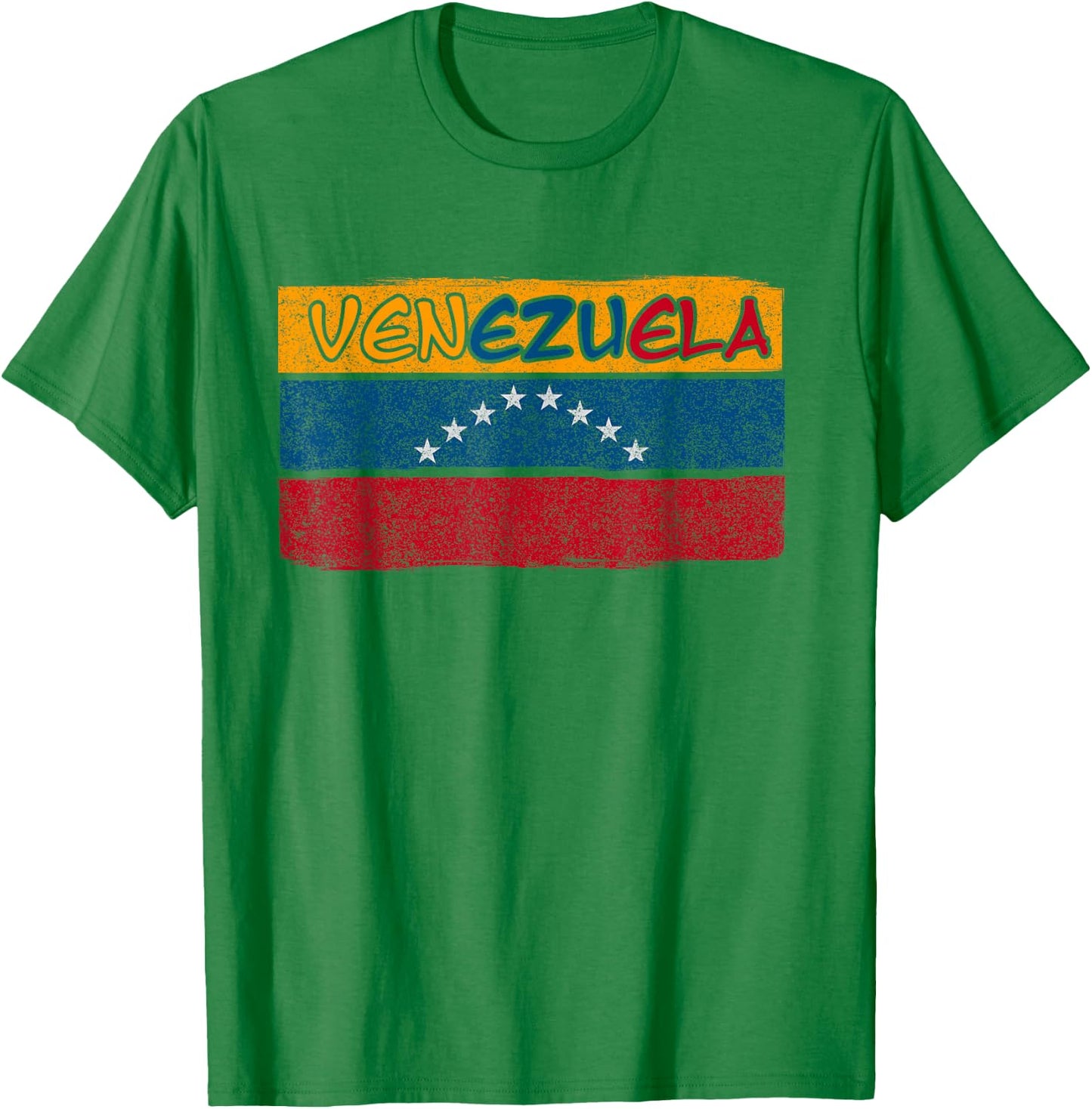 Venezuelan Flag Caracas Venezuela Gift Pride Venezuela T-Shirt - T-Shirt | Irish Green