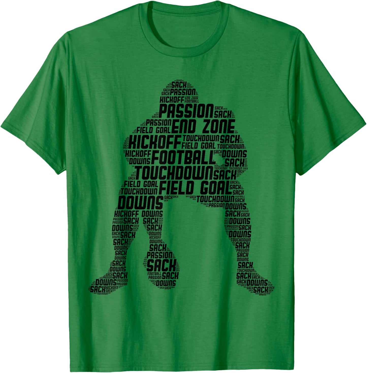 Football Lineman American Football Men Kids Boys T-Shirt - T-Shirt | Irish Green