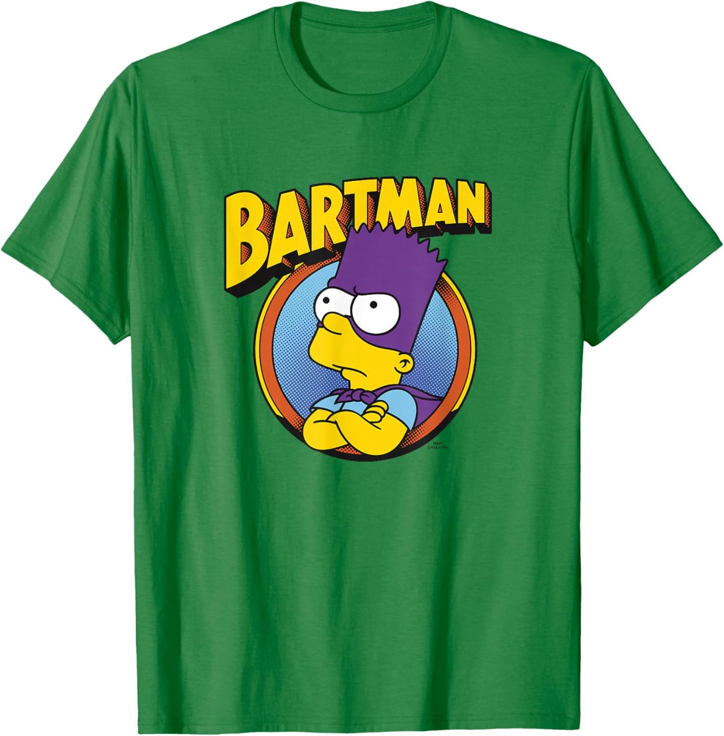 The Simpsons Bartman Hero Shot T-Shirt - T-Shirt | Irish Green