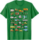 Truck-Shirt Construction Vehicles ABC Boys Men Women Toddler T-Shirt - T-Shirt | Irish Green
