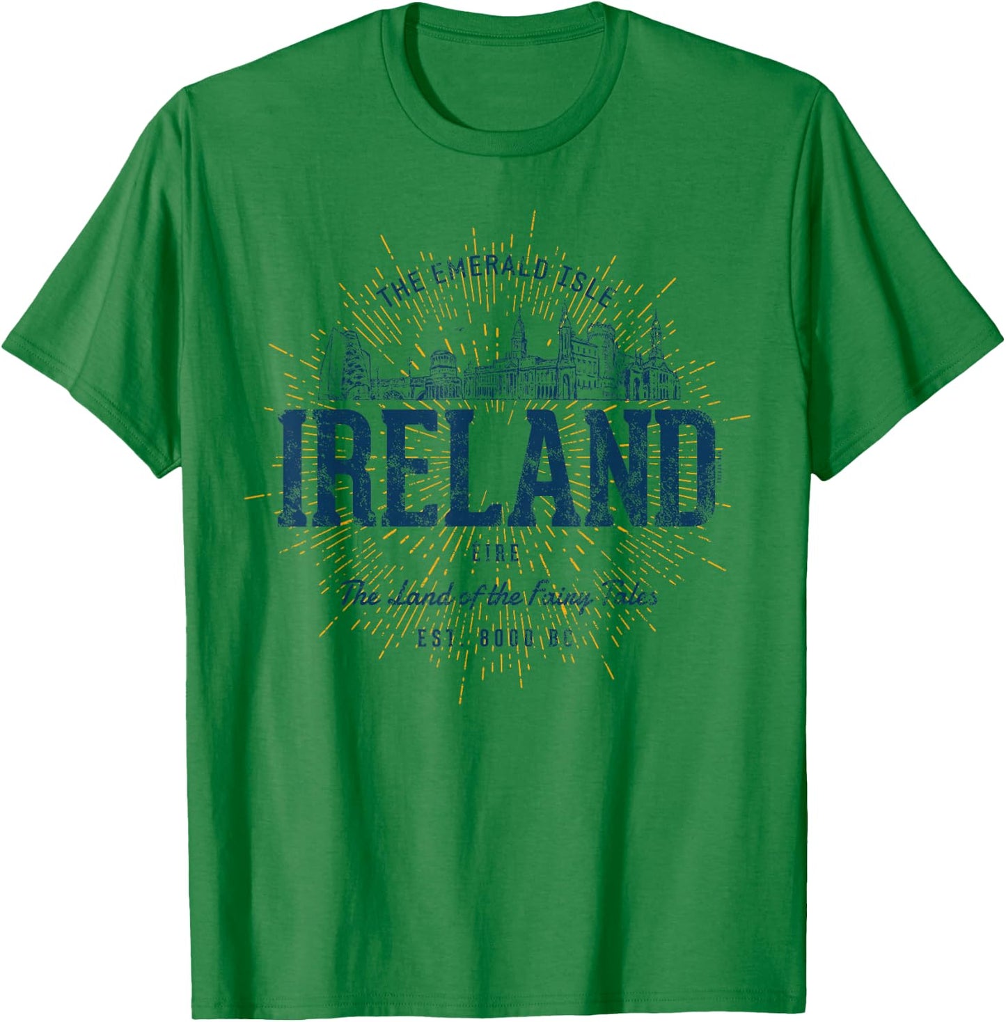 Retro Style Vintage Ireland T-Shirt - T-Shirt | Irish Green
