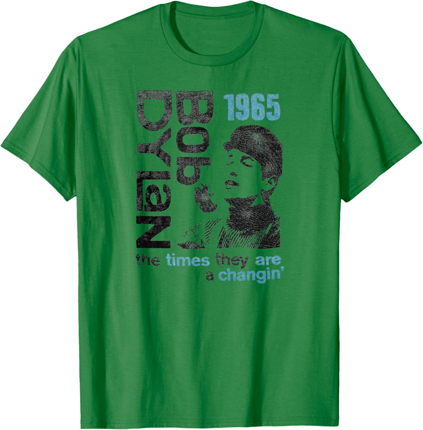 Bob Dylan - 1965 T-Shirt - T-Shirt | Irish Green