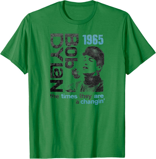 Bob Dylan - 1965 T-Shirt - T-Shirt | Irish Green