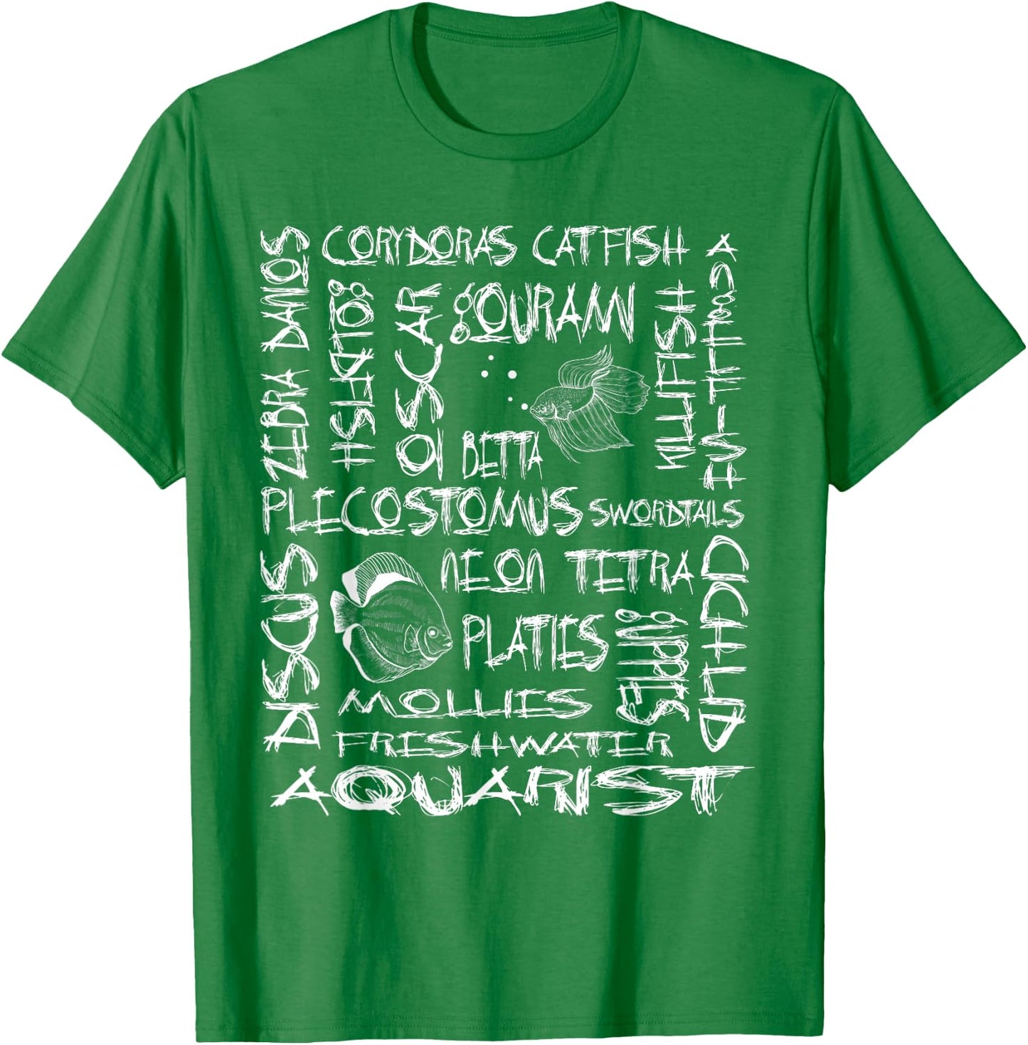 Aquarist Gifts Hobbyist Gifts Freshwater Aquarium Fishes T-Shirt - T-Shirt | Irish Green